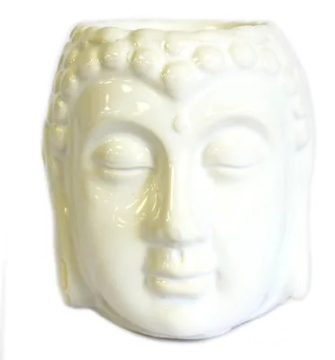 Image de Brûleur d'huile bouddha - blanc