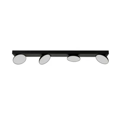 Zdjęcie produktu dla Reflektor LED ruchomy Castelio czarny 20W biała neutralna 1520lm metal wym:5x64x9cm IP20 Italux