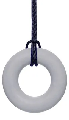 Immagine prodotto di Ark Therapeutics Collana Kaufring grigio chiaro - Giocattolo sensoriale per bambini