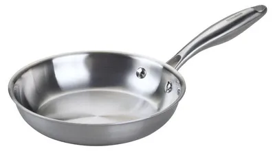 Zdjęcie produktu dla Patelnia 20 cm ze stali nierdzewnej 18/10 Triply Fackelmann Vita3