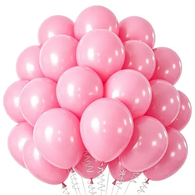 Productafbeelding van Ballonketting roze, 100 stuks, 10-inch latexballonnen voor feestdecoratie