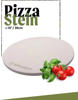 Produktbild von Pizzastein für Ofen und Gasgrill 38cm Durchmesser
