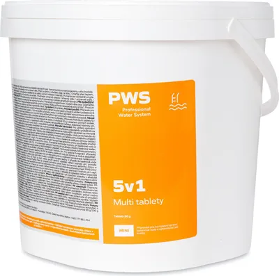 Obrázok produktu pre Multi bazénové tablety 5v1 20g 3kg