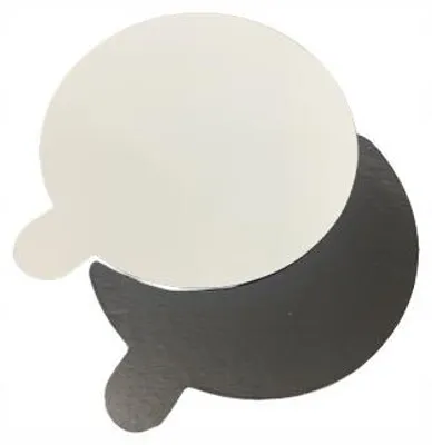 Produktbild von Papilart Serviertabletts 8 cm weiß-schwarz rund 100 Stück