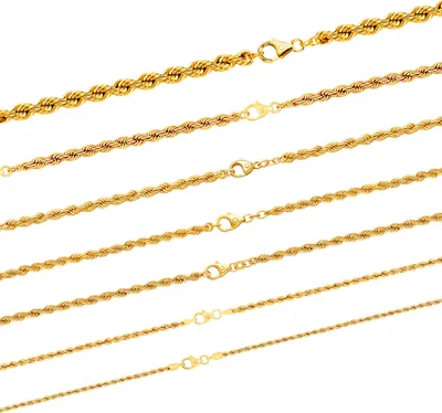 Produktbild von Goldkette Kordelkette Länge 60cm - Breite 2,1 mm - 333 - 8 Karat Gold