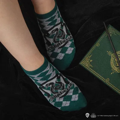 Immagine prodotto di Harry Potter calzini alla caviglia 3-pack Serpeverde