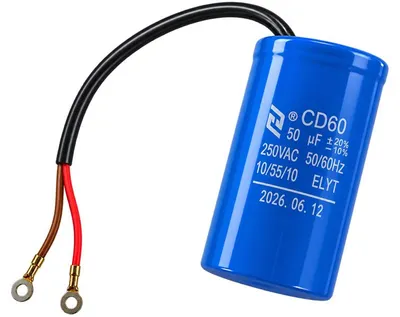 Produktbild von Kondensator Anlaufkondensator Motorkondensator Arbeitskondensator 450V AC 100µF (CD60)