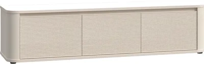Produktbild von Lowboard >BREATHTAKER< 3 Türen, in Sandfarbig - 168x41,5x41,3cm (BxHxT)