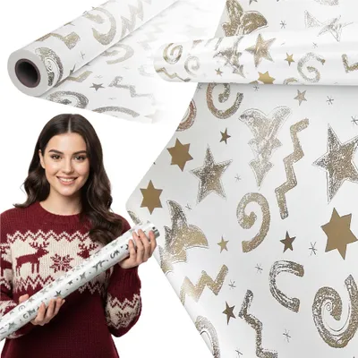 Obrázok produktu pre Papier na balenie darčekov Paperhit 20 metrov Megarolka Vianoce Pre balíky