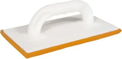 Produktbild von Reibebrett / Schwammgummibelag 280 x 140 x 10 mm, feinporig, orange