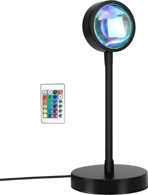Produktbild von Sonnenuntergangslampe, LED-Sonnenuntergangslicht, 16 Farben Sonnenuntergangslampenprojektor, Sonnenlichtlampe Regenbogen-Nachtlichtprojektor fš¹r Raumfotografie-Party