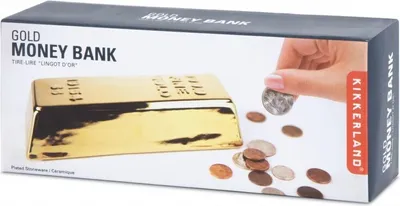 Immagine prodotto di Kikkerland Spardose - Lingotti d'oro