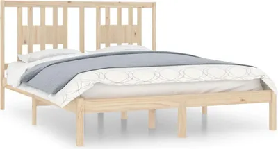 Imagen del producto de Cama de madera maciza de pino, tamaño 160x200 cm