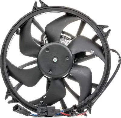 Produktbild von RIDEX 508R0153 Lüfter Motorkühlung Kühlerlüfter für CITROËN C5 III Kombi (RW) Wasserkühler Ø415mm