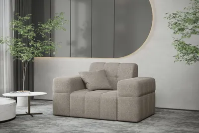 Produktbild von Kaiser Möbel Sessel NIMES stilvol viele farben Stoff VERITA Warmbeige