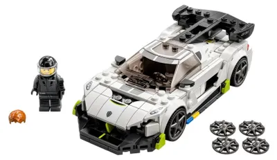 Zdjęcie produktu dla LEGO 76900 Samochód wyścigowy Speed Champions Koenigsegg Jesko, zabawkowy samochód, model samochodu do samodzielnego zbudowania