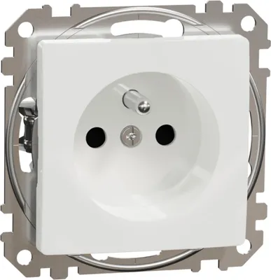 Obrázok produktu pre Zásuvka Schneider Electric SEDNA SDD111012 2P+PE, clonky biela