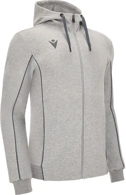 Immagine prodotto di Macron Stage Eco Top Full Zip da uomo - Grigio melange / Antracite