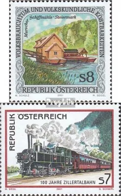 Produktbild von Briefmarken Österreich 2001 Mi 2338,2339 (kompl.Ausg.) gestempelt Volksbrauchtum