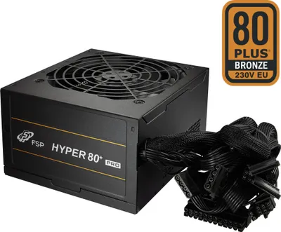 Produktbild von FSP HYPER 80+ PRO/650W/ATX 3.0/80PLUS Bronze 230V/Gebinde