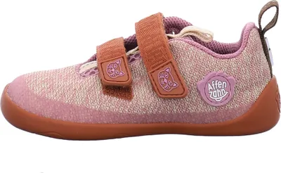 A side view of a child's shoe.