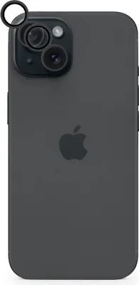 Image de Epico Aluminium Verre de protection pour iPhone 16/16 Plus - noir