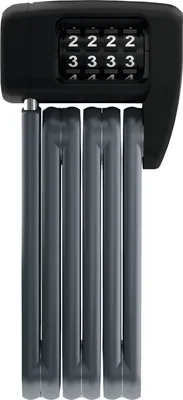 Produktbild von ABUS Faltschloss Bordo Lite 6055C - mit Zahlencode - Extra-leichtes Zahlenschloss aus Spezialstahl - ABUS-Sicherheitslevel 7 - 60 cm - Schwarz