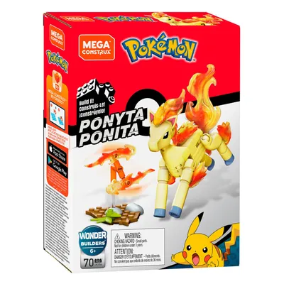 Zdjęcie produktu dla MEGA Pokémon GYG94, Zabawka figurka, 6 lat(a), Plastik, 64 szt., 124 g