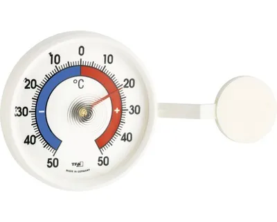 Produktbild von TFA-DOSTMANN Fenster-Thermometer (Verkaufseinheit: 10) mit Selbstklebefolie Ø7,3 cm 107285 4009816326300