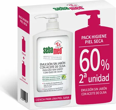 Produktbild von Sebamed Soap-Free Emulsion With Olive Oil 750ml Duo