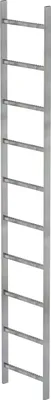 Produktbild von MUNK Schachtleiter Stahl verzinkt 400mm breit 10 Sprossen 2,80m lang