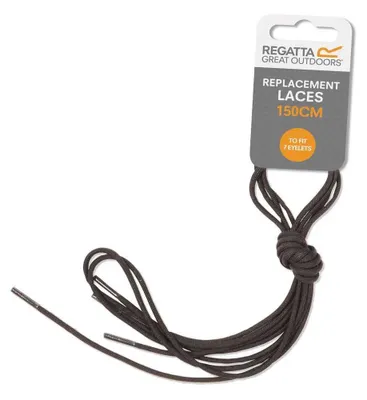 Imagen del producto de Cordones de repuesto para zapatillas Regatta, color negro, 120 cm. Para hombre, color negro, 120 cm