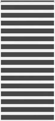 Productafbeelding van Zebra rolgordijn 110x230 cm stofbreedte 105,9 cm zwart