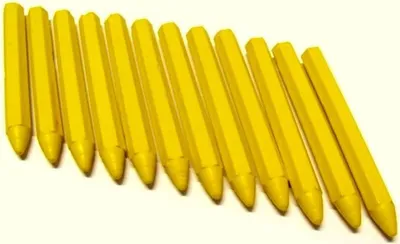 Produktbild von 12 x Signierkreide gelb Baukreide Markierkre…