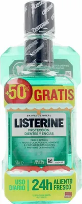 Image de Bain de bouche Listerine dents et gencives 500ml+ 250ml