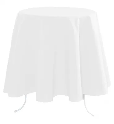 Obrázok produktu pre Biely okrúhly obrus NELSON, Ø 180 cm