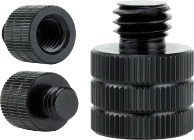 Zdjęcie produktu dla Adapter 3/8" żeński na 3/8" męski przejściówka aluminiowa do kamer statywów