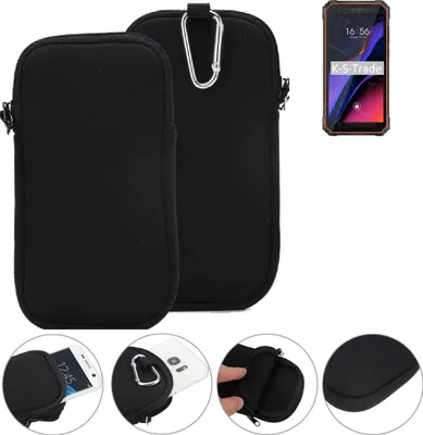 Produktbild von K-S-Trade Neopren-Hülle Handyhülle kompatibel mit Blackview Oscal S60 Schutzhülle Neoprenhülle Sleeve Schutz-Hülle Gürtel Tasche Case Holster