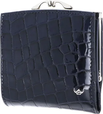 Produktbild von Golden Head Leder Geldbörse Cayenne RFID Protect French Coin Purse Wallet Nightblue dunkelblau