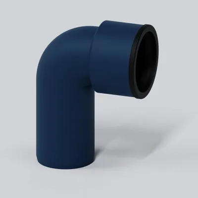 Produktbild von POLOPLAST POLO-KAL, Siphon-Anschlussknie, DN 40/40 (1 1/2"), 1 Stk.