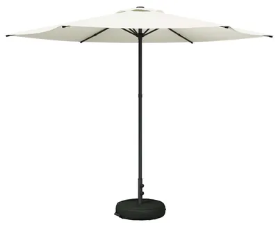 Zdjęcie produktu dla Parasol ogrodowy z podstawą 300 x 300 cm Poliester Prostokątny