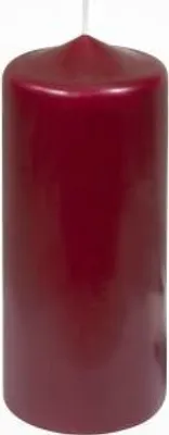 Produktbild von Premium Stumpenkerzen Burgund 200 x 80 mm, 1 Stück