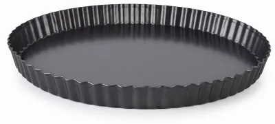 Productafbeelding van Taart- en quichevorm - Met losse bodem en antiaanbaklaag - Bakvorm van koolstofstaal - Ø 26 cm
