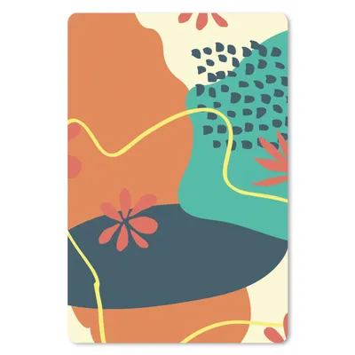 Produktbild von MuchoWow® Mauspad Mousepad Sommer - Flecken - Pastell 40x60 cm - Mousepads - Maus Mat - Pad - Mausunterlage - Schreibtisch Accesoire