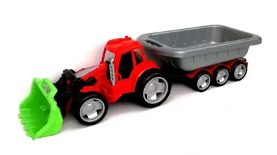 Produktbild von Planierraupe XXL mit Anhänger 09335