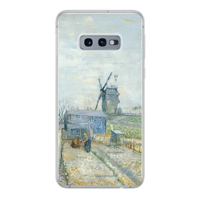 Produktbild von MuchoWow® Handyhülle Schutzhülle Hülle für Samsung Galaxy S10e Montmartre: Mühlen und Gärten - Vincent van Gogh Silikon Softcase Handy Hülle - Handy