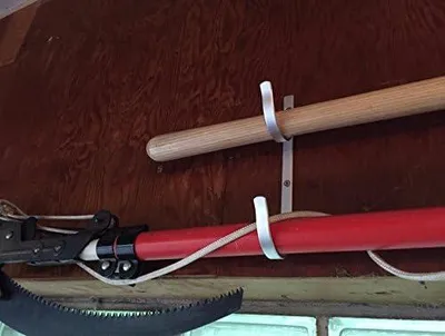 Obrázek produktu pro Sada dvou držáků na tyč do bazénu, hák z hliníku pro teleskopickou tyč, odolný proti korozi a s nosností až 15 kg