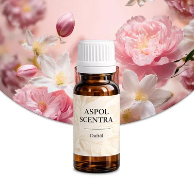 Produktbild von Aspol Scentra Blütenbombe UFIGREEN Duftöl für Kerzen und Diffusoren 10 ml, KI-generiertes Bild