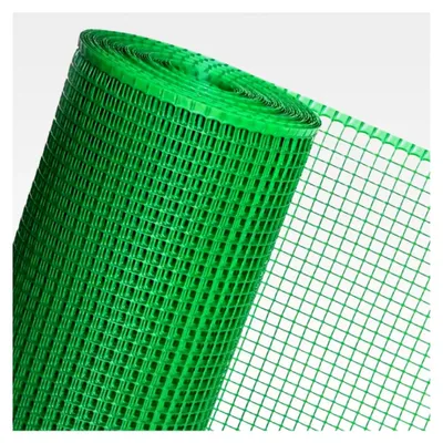 Produktbild von Kunststoffzaun grün, 0,6 m Höhe, 15 mm Maschenweite, Geflügelzaun - pflanzenverträglich - verrottungsfest - UV-Schutz - (Meterware)
