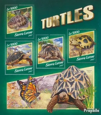 Produktbild von Briefmarken Sierra Leone 2017 Mi 8890-8893 Kleinbogen (kompl. Ausg.) postfrisch Schildkröten